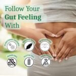 Raibu Probiotics for Gut Health - Probiotics & Prebiotics - 25 Bacterial Cultures - 180 Enteric Coated Capsules - 60 Billion CFU - Lactobacillus Acidophilus & Bifidobacterium - No additives & Vegan - Image 3