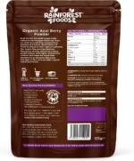 Rainforest Foods Organic Acai Berry Powder 125g - Image 3