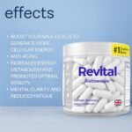 Revital® NAD+ Supplement with Resveratrol, Shilajit, Magnesium & Vitamins - Supports Cellular Wellness, Antioxidant Balance & Daily Energy for Men & Women - 90 Capsules - Image 5