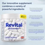 Revital® NAD+ Supplement with Resveratrol, Shilajit, Magnesium & Vitamins - Supports Cellular Wellness, Antioxidant Balance & Daily Energy for Men & Women - 90 Capsules - Image 6