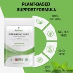 Bodygenix Spearmint Leaf Capsules - 500mg Hormonal Balance Digestive Health Fatigue & Stress Relief Support Antioxidant Formula Natural Food Supplement - 30 Capsules 1 Month Supply - Image 4