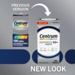 Centrum Advance 50+ Tablets Multivitamin & Mineral Supplements, with 24 essential nutrients, including vitamin D, C, Zinc, 100 ct - Image 3