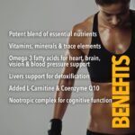 Time 4 Mega - Pack 30 Day Supply - Ultra High Strength Vitamins, Minerals, Trace Elements, Herbal Extracts, Omega 3 Fatty Acids, L-Carnitine, CoQ10, Liver Support Liver Health & Nootropic Complex - Image 4