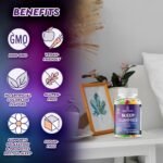 ZAPVITA Sleeping Aid for Adults – 70 Extra Strong Natural Sleep Gummies with L-Theanine & Magnesium – Herbal Sleep Gummies for Adult Restful Sleep & Relaxation – Night Time Support - Image 5