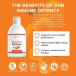 Reverse Life - Immune Defence - Orange Flavour Liquid Multivitamin Drink with 23 Essential Vitamins and Minerals - Maximum Strength Liquid Supplement 500ml - Image 4