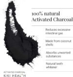 KIKI Health Activated Charcoal Powder | Teeth Whitening Made from Coconut Shells | Food Grade Detox Supplement | Natural Relief Flatulence Indigestion Body & Mind | Vegan & Gluten Free – 70g - Image 3