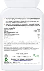 Specialist Supplements Turmeric Herbal Combo Plus Immune System Support 90 Capsules - Image 4