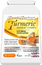Specialist Supplements Turmeric Herbal Combo Plus Immune System Support 90 Capsules - Image 5
