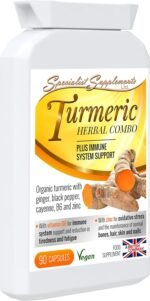 Specialist Supplements Turmeric Herbal Combo Plus Immune System Support 90 Capsules - Image 7