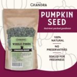 Chandra Whole Foods – Raw Pumpkin Seeds 1KG - Low-Carb High Fibre Pumpkin Seeds to Eat, for Breads, Soups, Cereals & Snacks - Gluten-Free, Keto, Shell-Free, Rich in Protein, Vitamins & Antioxidants - Image 3