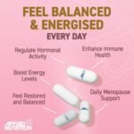 Applied Nutrition - Solutions - Menopause Complex - Vegan Capsules with Natural Hormonal Support - Best Fatigue Relief - Best Immune Support - Enhances Hormonal Balance - (60 Capsules – 30 Servings) - Image 4