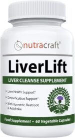 LiverLift #1 Liver Cleanse & Detox Supplement | Turmeric, Beetroot, Dandelion, Chicory, Burdock, Artichoke and More | Money Back Guarantee | 60 Vege Capsules - Image 3