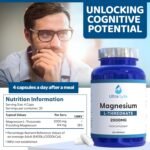 Ultra Lyte Magnesium L-Threonate – 2000mg Magnesium Supplement for Cognitive Support – 120 Capsules for Sleep Support & Relaxation - Vegan Friendly - Image 3