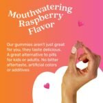 Belive Elderberry Immunity Support Gummies | Contains Vitamin A, C, D, Vitamins B Complex, Folate & Zinc | Formulated to Boost Immune System | Tasty Raspberry Flavour | Vegan Friendly - Image 5