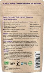 Stress Aid Complex – Together Health – 5 Essential B Vitamins – Schisandra, Ashwagandha & Rhodiola – Ocean-Sourced Magnesium – Vegan Friendly – Made in The UK - 30 Vegecaps - Image 3