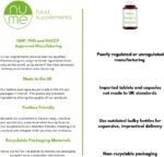 NuMe Supplements Ashwagandha 1000mg | 120 Tablets | High Strength Ashwagandha Calm Relax Supplement | Ayurvedic | UK Made and GMP Approved | GMO-Free and Vegan | Letterbox Friendly - Image 4