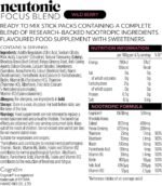 Neutonic Nootropic Focus Blend Powder | Peach Mango & Wild Berry 32 Sticks | Caffeine Free, Zero Sugar | Support Energy, Mental Performance, Cognitive Function | Support Focus, Brain Health - Image 5