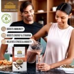 Ausha Organic Ashwagandha Powder 100g High Strength - UK Certified Organic by Soil Association - Stress & Anxiety Relief, Energy, Sleep Aid - Whole Ashwagandha Root Used - Image 3