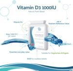 Vitamin D3 Natural Plant Based 25µg (1000 IU) 180 Tablets - Vegan Cholecalciferol from Lichen– Exclusively Manufactured in The UK - Image 4