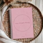 KNDRD One Simple Thing: A Wellness Journal for Women – Daily Self Care, Check-in, Gratitude & Wellness Prompts for Mental Health and Personal Growth. A5 wellness journal – 3 months. (Blush) - Image 4