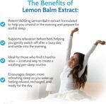 Health4All Lemon Balm Extract 1500mg per Capsule, 120 Capsules 4 Months Supply, High Strength Vegan Melissa for Anxiety, Sleep Support Supplement, Purest: no additives | Made in UK - Image 4
