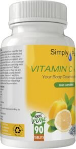 Simply Pure Vitamin C + Zinc | Immunity & Collagen Boost | Full RDA 100mg/20mg x 90 Tablets | Gluten Free | GM Free | Vegan - Image 5