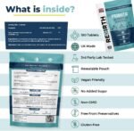 Probiotics for Gut Health - 180 Tablets - Lactobacillus Acidophilus Probiotic - Probiotics for Women and Men - Gluten Free and Vegan Friendly - Made in UK - Rebirth Wellness - Image 3