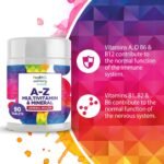 A-Z Multivitamin and Minerals Tablets, Vitamins for Men's and Women's, 23 High Strength Vitamins and Minerals Including Iron, Zinc Vitamin C and More (90) - Image 3