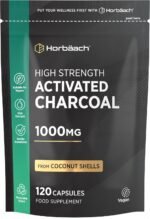 Activated Charcoal Capsules | High Strength 1000mg | Supplement from Natural Coconut | 120 Vegan Tablets | by Horbaach - Image 2
