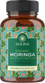 Aduna Organic Moringa Capsules 1500mg | 100% Pure Moringa Leaf for Energy, Immunity & Focus | Natural Plant-Based Food Supplement for Tiredness, Recovery & Breastfeeding | 180 Vegan Capsules - Image 2