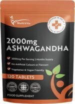 Ashwagandha 2000mg - 120 Vegan Tablets Pure High Strength Ashwagandha Root Extract - 2 Months Supply - Ashwagandha Supplement (not Ashwagandha Capsules or Gummies) Non-GMO and Made in The UK - Image 2