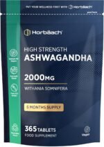 Ashwagandha High Strength 2000mg | 365 Vegan Tablets | Ashwagandha Root | Suitable for Men & Women | by Horbaach - Image 2