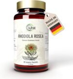 BUHST Rhodiola Rosea Capsules - Premium Rose Root in high doses from Careful Selection, Natural Mood Enhancer with 3% 𝖲𝖺𝗅𝗂𝖽𝗋𝗈𝗌𝗂𝖽 Against Exhaustion, 90 Vegan Capsules of 470 mg Each - Image 2