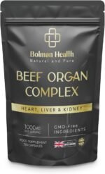 Beef Organ Complex | High Strength Grass-Fed Liver, Heart & Kidney Capsules | Supports Energy, Metabolism, Immune Health, Stamina & Vitality | 120 Capsules | Non-GMO, Gluten-Free | UK Made - Image 2