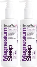 BetterYou Magnesium Sleep Lotion, Transdermal Magnesium Sleep Lotion Infused with Lavender & Chamomile to Support Sleep, Natural Sleep Aid, Better Sleep, Naturally, 180ml (Pack of 2) - Image 2