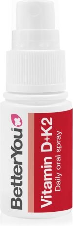 BetterYou Vitamin D3 K2 Oral Spray, Fast Acting Vitamin D 3000 IU + Vitamin K2 (MK7) Supplement, Supports Bones, Teeth, Immune System & Blood Clotting, 1-Month Supply, Natural Peppermint Flavour - Image 2