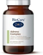 BioCare Adreno Complex | Vitamins C, B6 & B5 for Energy Support & Mental Performance | with Ginseng, Rhodiola & Reishi Mushroom - 60 Capsules - Image 2
