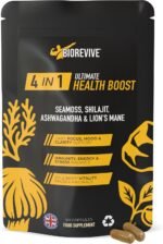 Biorevive Ultimate Health Boost Sea Moss, Shilajit, Lion's Mane and Ashwagandha Complex 60 Capsules Natural Energy, Focus, Immunity and Gut Health Support Wellness Supplement - Image 2