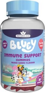Bluey Kids Immune Support Gummies - Vitamin C, Zinc & Elderberry to Support Immunity and Immune System - Mixed Berry, No Added Sugar, Vegan, Gluten Free - 30 Gummys for Children Ages 3-12 - Image 2