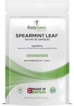 Bodygenix Spearmint Leaf Capsules - 500mg Hormonal Balance Digestive Health Fatigue & Stress Relief Support Antioxidant Formula Natural Food Supplement - 30 Capsules 1 Month Supply - Image 2