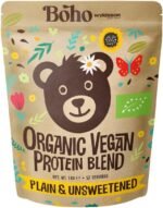 Boho Unflavoured Organic Vegan Protein Powder Blend (1kg - 57 Servings) Plain & Unsweetened, Organic Plant Based Protein, Dairy Free, Gluten Free, Lactose Free, Pea, Plant Protein Powder - Image 2