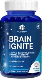 Brain Ignite Advanced Nootropic Formula Brain Supplement Capsules for Focus & Memory Support, Mental Clarity & Concentration, Cognitive Enhancement & Brain Health, Non-GMO, Gluten-Free, 60 Capsules - Image 2