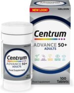 Centrum Advance 50+ Tablets Multivitamin & Mineral Supplements, with 24 essential nutrients, including vitamin D, C, Zinc, 100 ct - Image 2