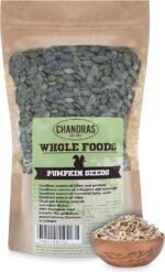 Chandra Whole Foods – Raw Pumpkin Seeds 1KG - Low-Carb High Fibre Pumpkin Seeds to Eat, for Breads, Soups, Cereals & Snacks - Gluten-Free, Keto, Shell-Free, Rich in Protein, Vitamins & Antioxidants - Image 2