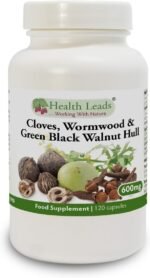 Cloves, Wormwood & Green Black Walnut Hull 600mg x 120 Capsules, Advanced High Strength Triple Botanical Complex Supplement, Clean & Additive Free, No GMO, No Fillers or Magnesium Stearate - Image 2