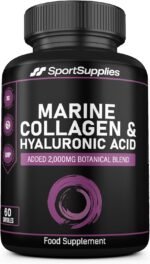 Collagen Supplements for Women-100% Marine Collagen Boosted with Hyaluronic Acid, Vitamin C, Niacinamide & 2,000mg Botanical Blend including Lions Mane, Ashwagandha, Maca and Psyllium Husk-60 Capsules - Image 2