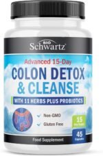 Colon Cleanser and Detox for Digestive Support - 15 Day Fast-Acting Advanced Cleanse with Probiotic Fiber, Psyllium Husk and Noni for Constipation Relief and Bloating Support, Non-GMO, 45 Count - Image 2