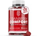 Cranberry Comfort Urinary Support Supplement – UTI & Bladder Support, Natural Urinary Tract Health Supplement for Women & Men – 120 Tablets – Made in The UK, Vegan Friendly - Image 2