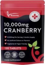 Cranberry Tablets 10,000mg 120 Vegan Tablets 2 Months Supply - High Strength Supplement for Women and Men Cranberry Extract for Urinary Tract Bladder and Kidney Support (not Capsules) UK Made GMO Free - Image 2