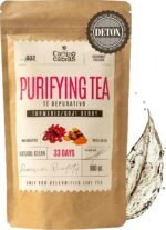 DETOX TEA - Liver Cleanse Detox and Repair - Constipation & Bloating Relief – Green Tea, Dandelion Root, Horsetail, Turmeric, Ginger, Pomegranate, Pineapple - All Natural Herbal Tea Infusion 100 g - Image 2